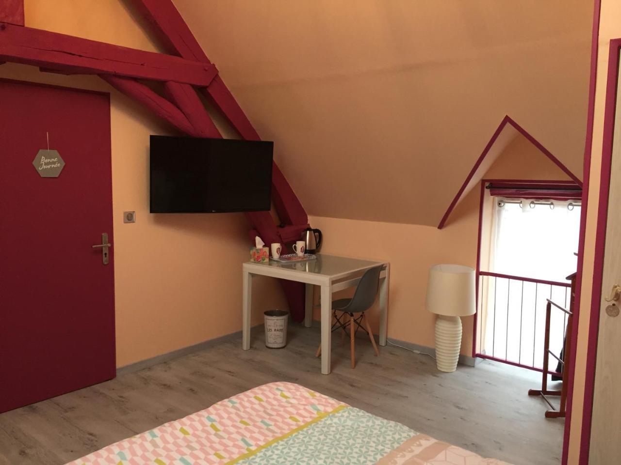 Le Rouge & Blanc Bed & Breakfast Saint-Maurice-le-Vieil Eksteriør bilde
